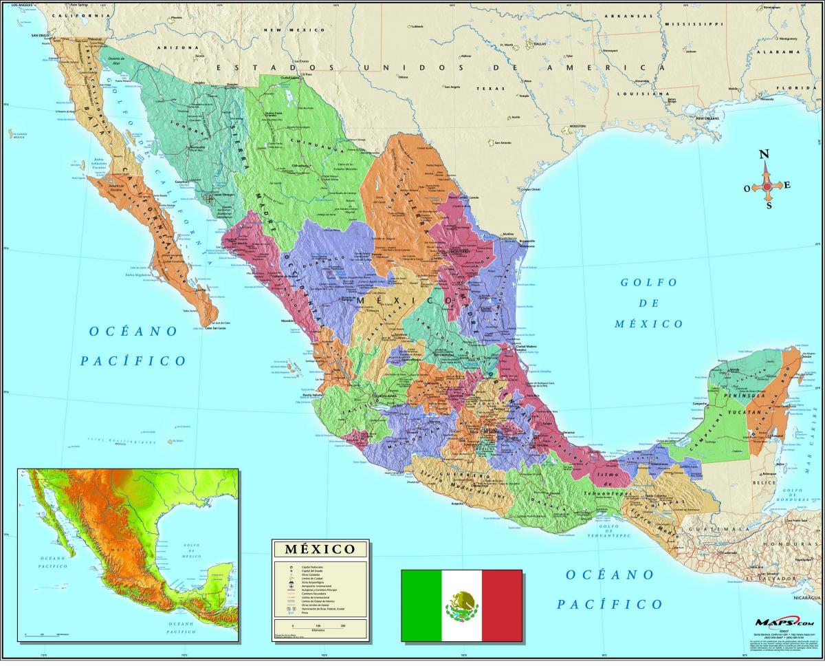 mapa de la Ciutat de Mèxic codi postal