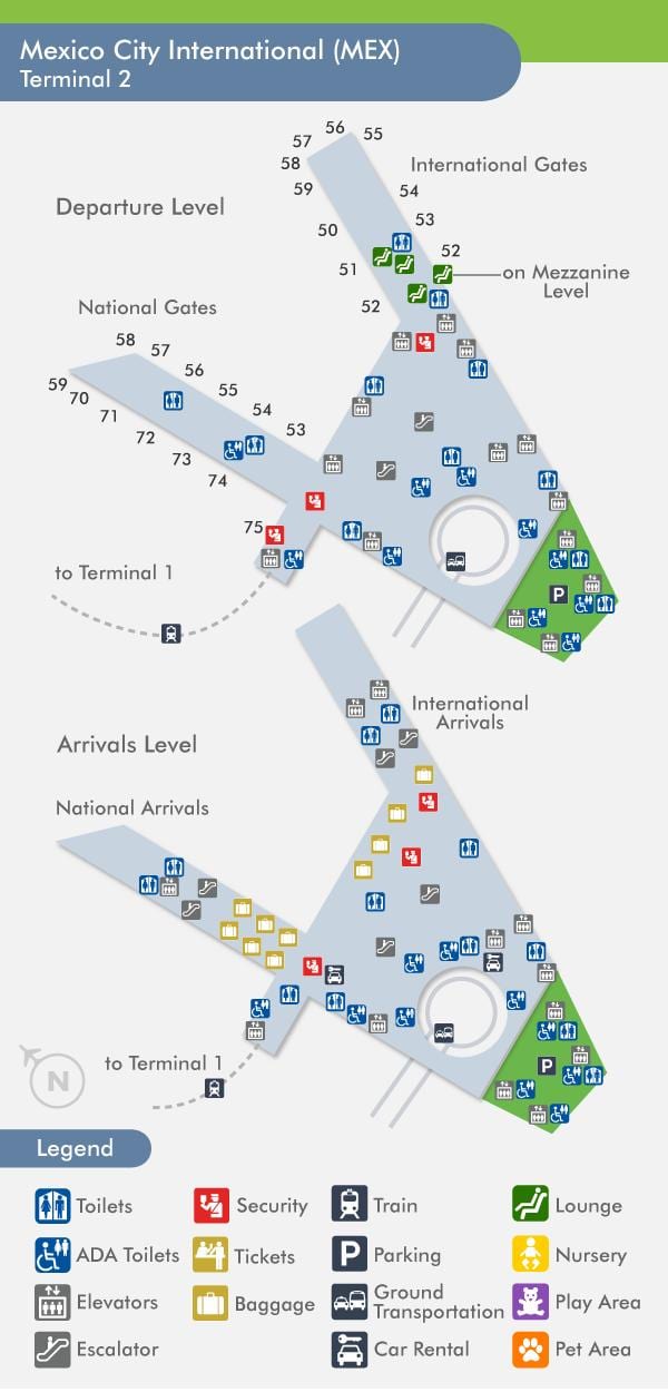 mex terminal 2 mapa