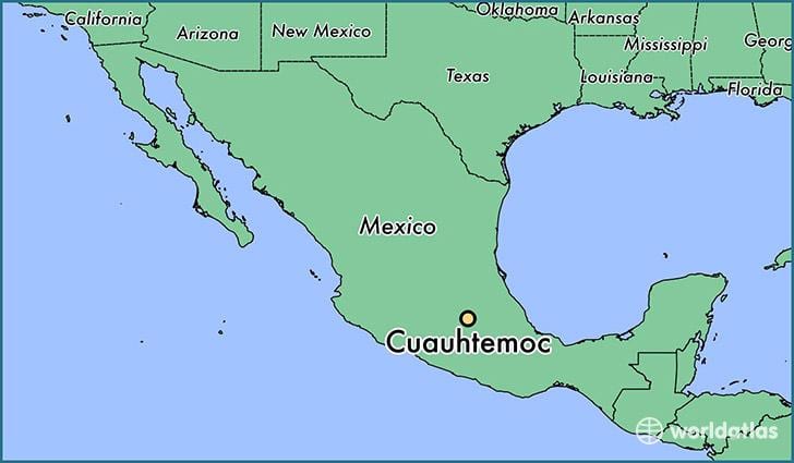 mapa de cuauhtemoc Mèxic