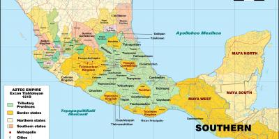 Mèxic Tenochtitlan mapa