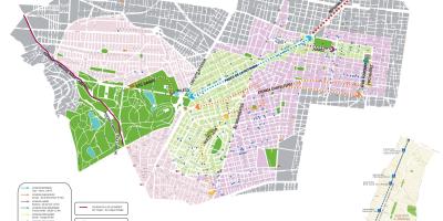 Mapa de la Ciutat de Mèxic bicicleta
