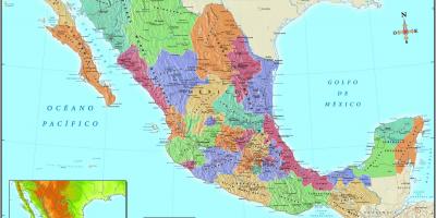 Mapa de la Ciutat de Mèxic codi postal