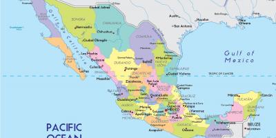 Mapa de la Ciutat de Mèxic estat
