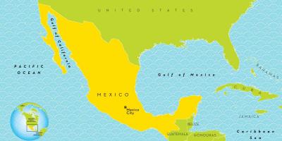 Un mapa de la Ciutat de Mèxic