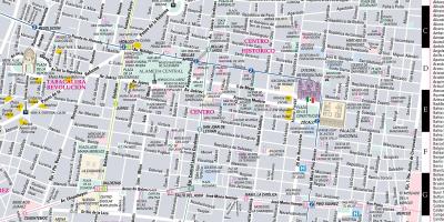 Mapa de streetwise Ciutat de Mèxic