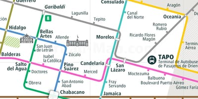 Mapa de tepito Ciutat de Mèxic 