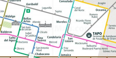 Mapa de tepito Ciutat de Mèxic 